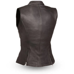 Mouse Women's Motorcycle Leather Vest