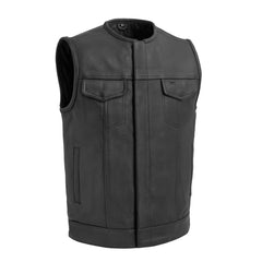 Chainlink Men's Motorcycle Leather Vest