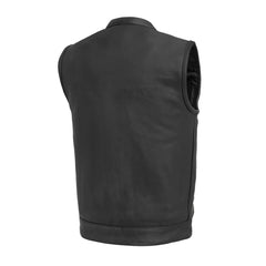 Crosswind Men's Motorcycle Leather Vest
