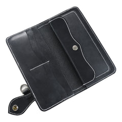 Breast Secretary Wallet Black Beige