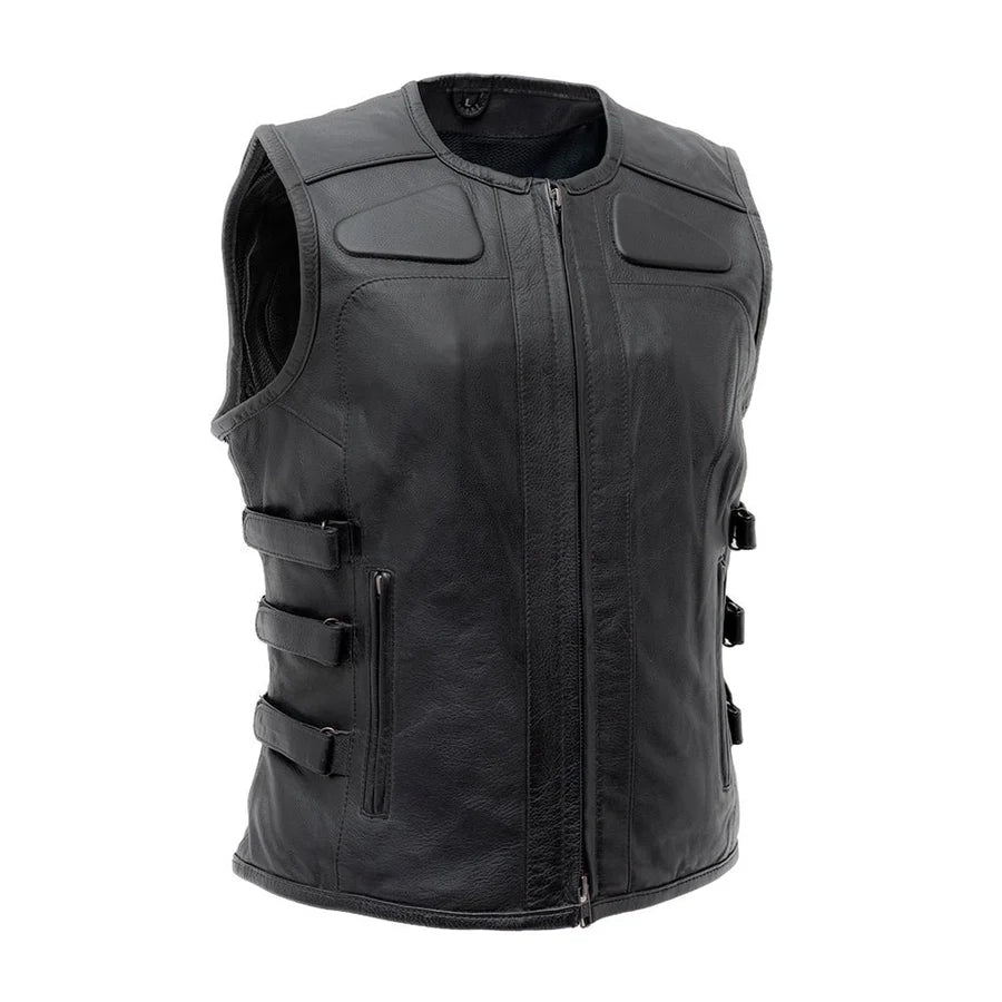 Throttle Chic Women's Motorcycle Leather Vest
