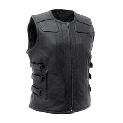 Throttle Chic Women's Motorcycle Leather Vest