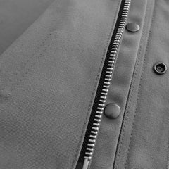 Ironbound Men's Motorcycle Canvas Vest Grey