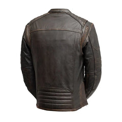 Road Master - Men's Genuine Leather Motorcycle Jacket