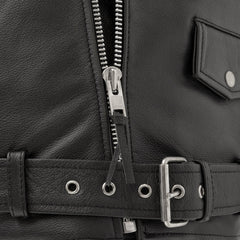 Frontier Flow Men's Motorcycle Leather Jacket