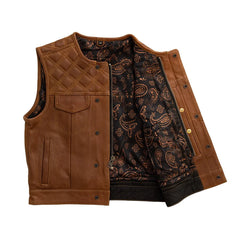 Rugged Ridge Men’s Premium Leather Riding Vest (Signature Collection)