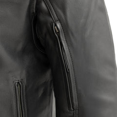 Hellfire Hide Men's Motorcycle Leather Jacket