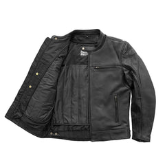 Hellfire Hide Men's Motorcycle Leather Jacket