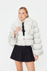 SoHo Snowfall Fur Coat