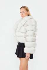 SoHo Snowfall Fur Coat
