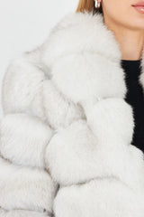 SoHo Snowfall Fur Coat
