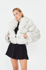 SoHo Snowfall Fur Coat