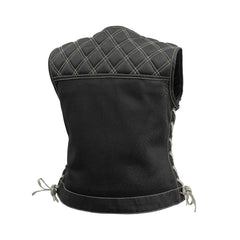Diamond Quilted Mesh Women's Riding Vest