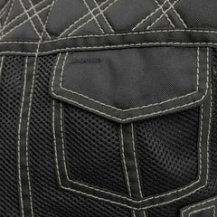 Diamond Quilted Mesh Women's Riding Vest