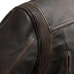 Throttle & Thread Men's Motorcycle Leather Jacket